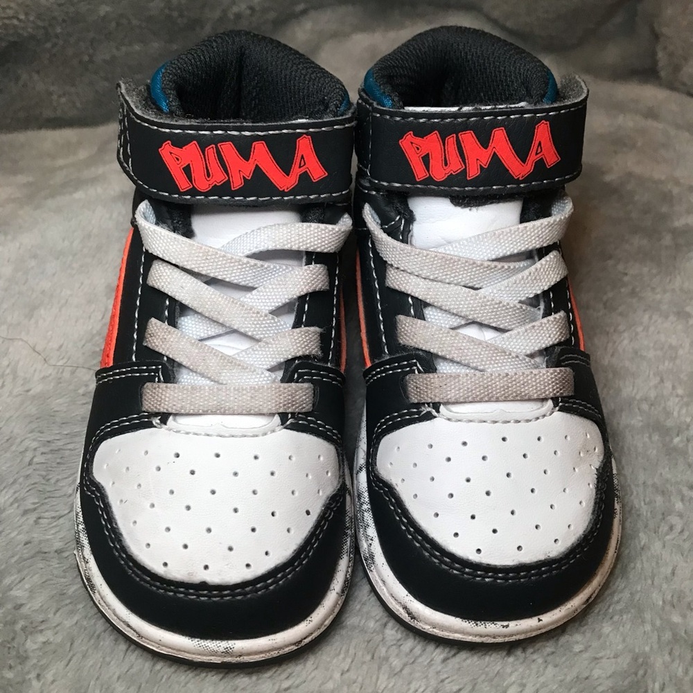 2 pair of toddler sneakers size 5C, Puma & Ground Up - Picture 4 of 9